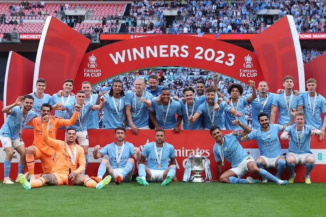 Man City là bội bóng vô địch FA Cup 2023