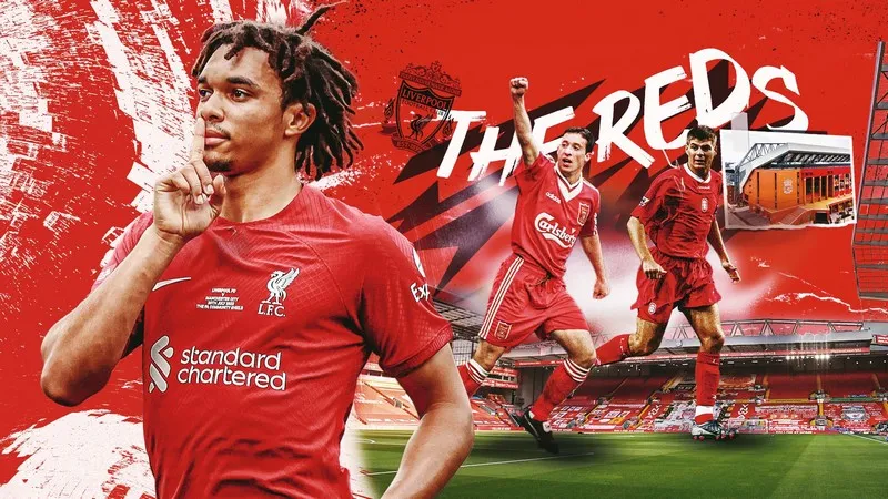 The Reds là biệt danh của Liverpool quen thuộc